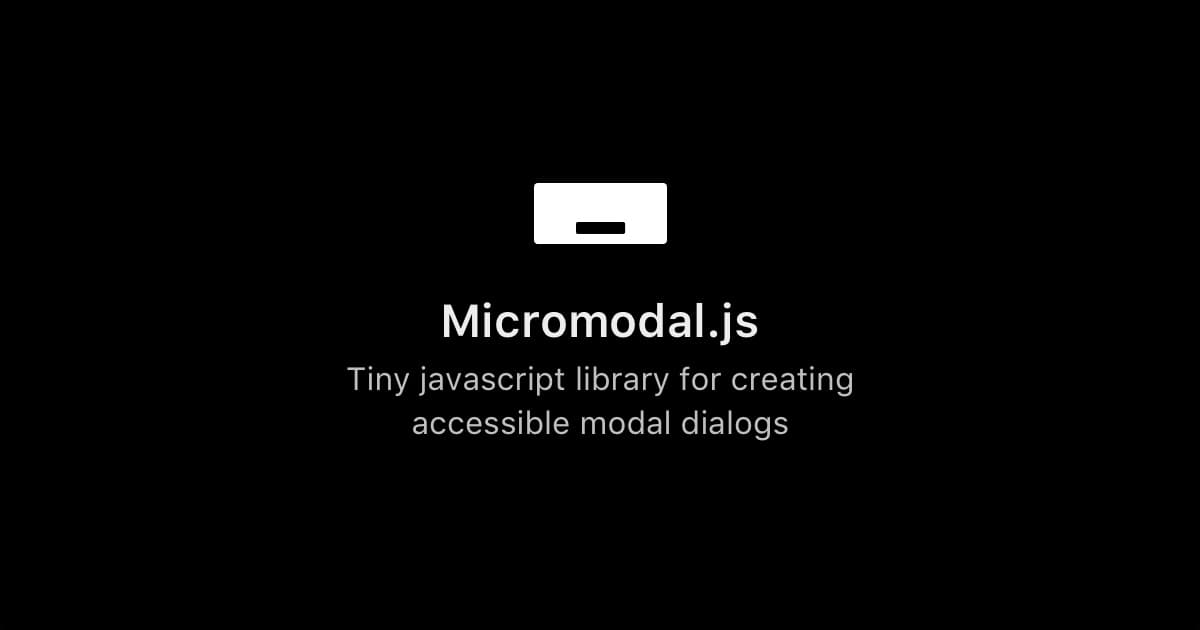og image Micro Modal